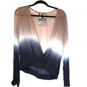 NWOT 🌟 Ombré Sheer Blouse